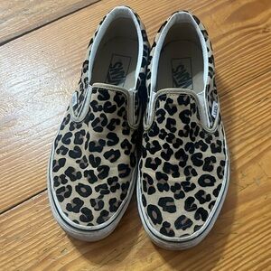 Cheetah Slip on Vans